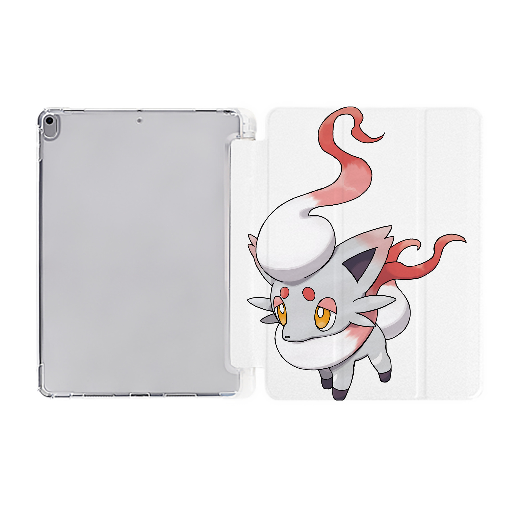 （画像用） ポケットモンスター Pokémon IPad ケース ペン収納付き 三つ折りスタンド PUレザー×シリコン 対応機種9.5/10.5/10.9インチ
